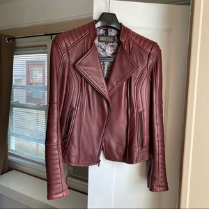 Leather jacket Black Rivet